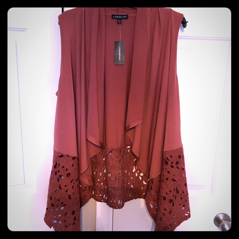GORGEOUS Rust Colored Vest from Lane Bryant!
